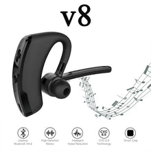 Carregar imagem no visualizador da galeria, V8 rtSpo Blutooth Fone de ouvido estéreo sem fio HD Mic Fones de ouvido Bluetooth Kit mãos no carro com microfone para iPhone Samsung Huawei Phone
